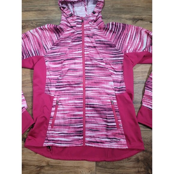 Marmot Jacket Womens XL Xtra Large Long Sleeve Zip Lightweight Outdoors Hooded - Picture 3 of 10